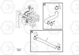 46460 Charge air cooler, plumbing EC235C, Volvo Construction Equipment