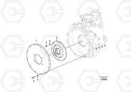 47076 Pump gearbox with assembling parts EC460B PRIME S/N 15001-/85001-, Volvo Construction Equipment