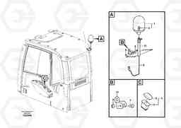 1159 Rotating beacon EC210C, Volvo Construction Equipment