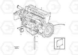 40591 Engine EC360C, Volvo Construction Equipment