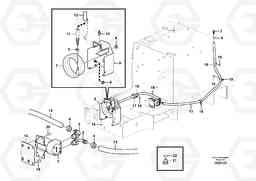 34561 Fuel filling pump with assembling details EC360C, Volvo Construction Equipment