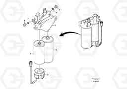 51150 Water separator EC460B PRIME S/N 15001-/85001-, Volvo Construction Equipment