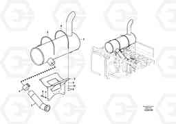 47670 Exhaust system EC360CHR HIGH REACH DEMOLITION, Volvo Construction Equipment