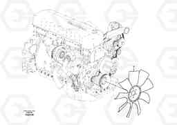 23745 Cooling fan mounting EC460C S/N 115001-, Volvo Construction Equipment