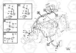 8264 Cable harness, engine EC360C S/N 115001-, Volvo Construction Equipment