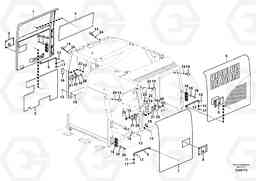 90151 Door, side EW140C, Volvo Construction Equipment