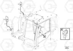 33238 Rear view mirror EW180C, Volvo Construction Equipment