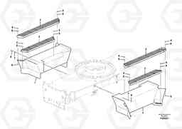 18680 Foot step EW180C, Volvo Construction Equipment