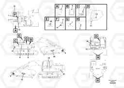 85208 Decals EC180C, Volvo Construction Equipment