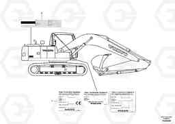 4813 Product identification plate EC180C, Volvo Construction Equipment