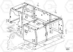 17684 Cowl frame EC240B SER NO INT 12641- EU & NA 80001-, Volvo Construction Equipment