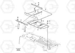 37172 Cover, swing room FC2421C, Volvo Construction Equipment