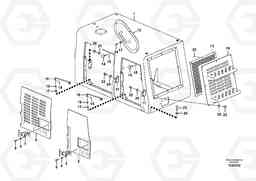 51326 Tool box, cowl FC2421C, Volvo Construction Equipment