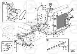 49307 Air conditioning line, cooling and heater FC2421C, Volvo Construction Equipment