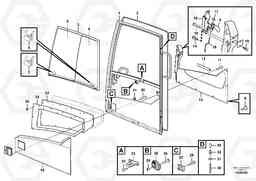 699 Door, operator's cab FC2924C, Volvo Construction Equipment