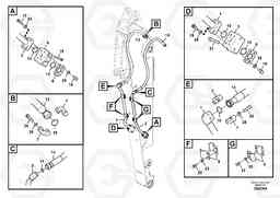 85273 Working hydraulic, hammer and shear for dipper arm FC2421C, Volvo Construction Equipment