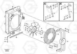 67671 Hydraulic system, oil cooler mount EC360C, Volvo Construction Equipment