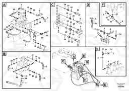 37313 Servo system, control valve piping. EC330C, Volvo Construction Equipment