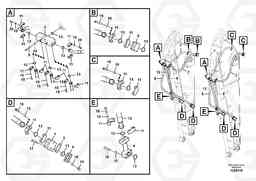 42568 Working hydraulic, clamshell EC330C, Volvo Construction Equipment