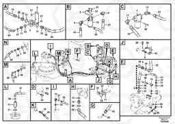 91894 Servo system, pump piping and filter mount. FC3329C, Volvo Construction Equipment