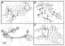 40146 Turning joint line, turning joint to travel motor EC235C, Volvo Construction Equipment