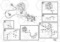 43941 Servo system, control valve to solenoid valve EC235C, Volvo Construction Equipment