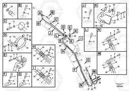 30555 Working hydraulic, dipper arm cylinder on adjustable boom EC235C, Volvo Construction Equipment