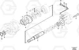 53983 Hydraulic system, oil cooling fan motor ECR145C, Volvo Construction Equipment