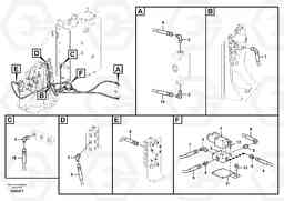 54244 Servo system, control valve to solenoid valve ECR145C, Volvo Construction Equipment