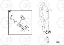 56523 Working hydraulic, slope and rotator on dipper arm ECR145C, Volvo Construction Equipment