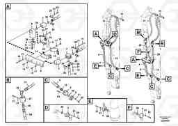 59102 Working hydraulic, clamshell EC140C, Volvo Construction Equipment