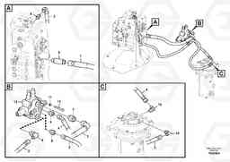 100475 Working hydraulic, dozer blade ECR145C, Volvo Construction Equipment
