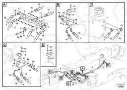 44987 Working hydraulic, dozer blade ECR145C, Volvo Construction Equipment