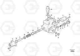 50052 Working hydraulics, dozer blade control valve EC160B PRIME S/N 12001-, Volvo Construction Equipment