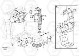66947 Air filter, mounting EC210C, Volvo Construction Equipment