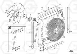 54175 Hydraulic system, oil cooler mount EC700BHR HIGH REACH DEMOLITION, Volvo Construction Equipment