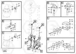 70681 Working hydraulic, boom cylinder EC700C, Volvo Construction Equipment