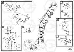 69438 Working hydraulic, dipper arm rupture EC700C, Volvo Construction Equipment