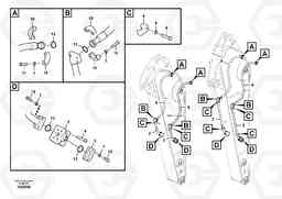 9167 Working hydraulic, hammer and shear for dipper arm EC700C, Volvo Construction Equipment