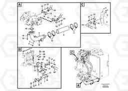 56136 Hydraulic system, hydraulic tank to hydraulic pump EC140C, Volvo Construction Equipment