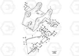 105574 Attachment bracket, quickfit EC330B SER NO INT 10713- EU&NA 80001-, Volvo Construction Equipment