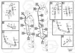 39336 Working hydraulic, slope and rotator on dipper arm EC330C, Volvo Construction Equipment