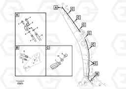 51621 Working hydraulic, quick fit on boom EC330C, Volvo Construction Equipment