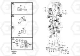 86868 Dipper arm and grease piping with piping seat EC460C S/N 115001-, Volvo Construction Equipment