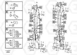 87601 Dipper arm and grease piping with piping seat, long reach EC460C, Volvo Construction Equipment