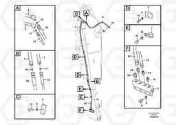 32277 Working hydraulic, quick fit on dipper arm FC3329C, Volvo Construction Equipment