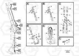 50599 Working hydraulic, slope and rotator on adjustable boom EC210C, Volvo Construction Equipment