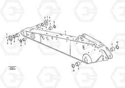 92333 Dipper arm and grease piping with piping seat EC235C, Volvo Construction Equipment