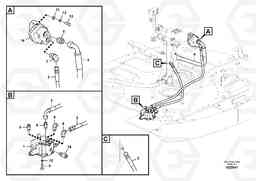 91671 Working hydraulic, slope and rotator on upper frame ECR145C, Volvo Construction Equipment