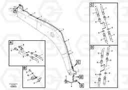 52411 Working hydraulic, slope and rotator on boom ECR145C, Volvo Construction Equipment